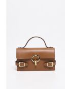 Sumy Handtasche aus Kamelleder - 24 x 14 x 7 cm