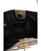 Bolso Freda de piel color topo - 33 x 27 x 2 cm