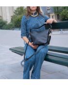 Borsa a tracolla Aven in pelle nera - 31 x 22 x 15,5 cm