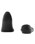 Lot de 3 paires de chaussettes en laine Invisible Merino noir/blanc