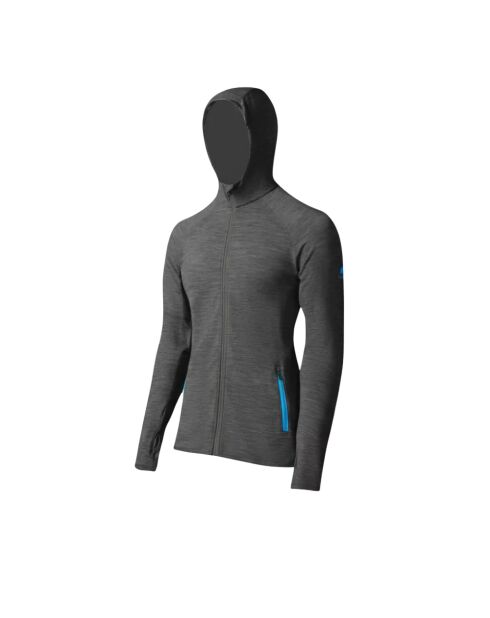 Grijze wollen jas Zinal Ultra 300