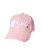 Rosa/weiße Baseballkappe mit Schweizer Logo