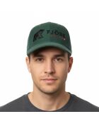 Baseballkappe mit Schweizer Logo in Khaki/Schwarz