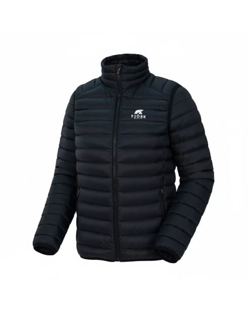 Laax Nordend ML schwarze Jacke aus Merinowolle