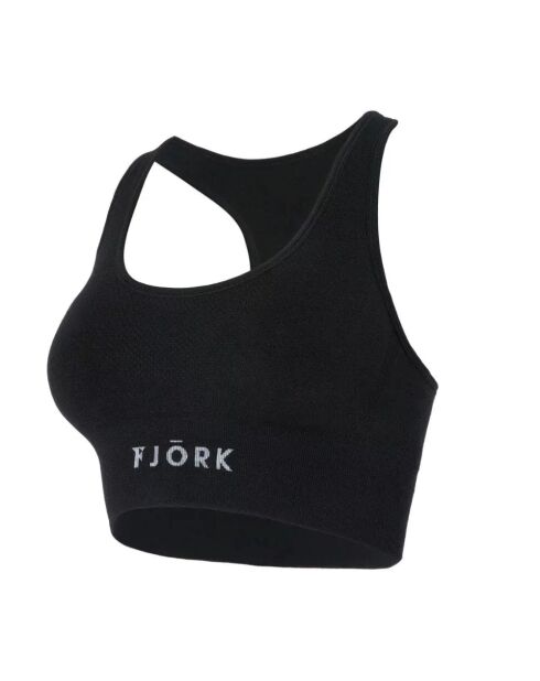 Brassière de sport Merino noir Laax