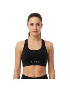 Laax zwarte Merino sportbeha