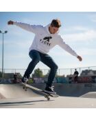 Titlis Logo wit/zwarte katoenen hoodie