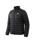 Laax Nordend ML schwarze Jacke aus Merinowolle