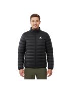 Laax Nordend ML schwarze Jacke aus Merinowolle