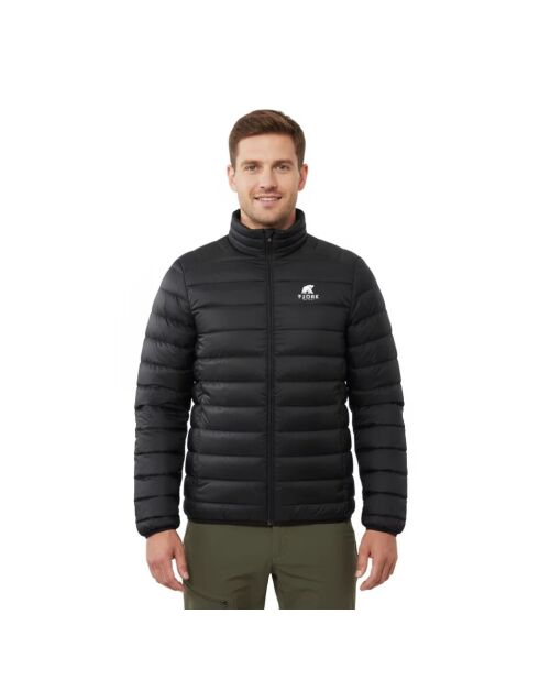 Laax Nordend ML schwarze Jacke aus Merinowolle