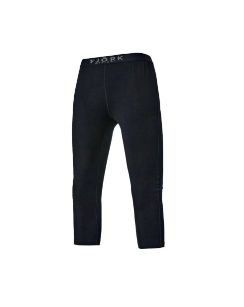 Laax Bjork 210 3/4 zwarte wollen legging