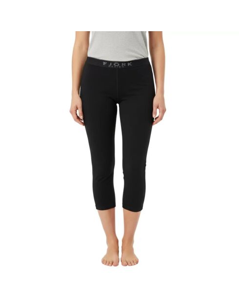 Leggings Laax Bjork 210 3/4 neri in lana