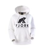 Sweat à capuche en coton Titlis Logo blanc/noir