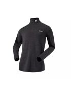 Finn Zip 210 Zinal graues Oberteil aus Wolle, erste Schicht