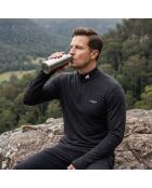 Finn Zip 210 Zinal graues Oberteil aus Wolle, erste Schicht