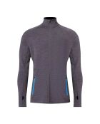 Zinal grijze Ultra 300 wollen jas zonder capuchon