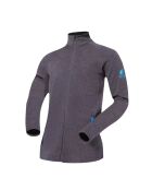 Zinal grijze Ultra 300 wollen jas zonder capuchon