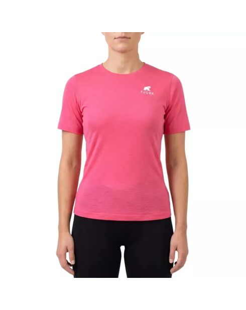 Bjork MC 140 Davos rosafarbenes Woll-T-Shirt
