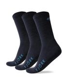 Packung mit 3 Paar Wollsocken Classic Cut grau Zinal S
