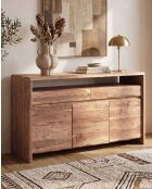 Buffet en acacia massif Ella - 170 x 45 x 90 cm