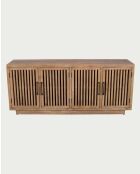 Buffet 4 portes en manguier massif Lino - 190 x 45 x 80 cm
