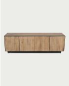 Porta TV Koda in legno di mango e metallo - 180 x 44 x 55 cm