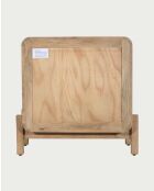 Petite commode en bois de manguier massif Kubo naturelle - 70 x 40 x 75 cm