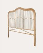 Tête de lit en rotin tressé Wave naturelle - 160 x 4 x 150 cm