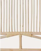 Tête de lit en rotin tressé Wave naturelle - 160 x 4 x 150 cm
