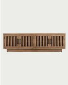Lino tv-meubel van massief mangohout met 4 deuren - 180 x 45 x 53 cm