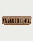 Lino tv-meubel van massief mangohout met 4 deuren - 180 x 45 x 53 cm
