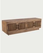 Lino tv-meubel van massief mangohout met 4 deuren - 180 x 45 x 53 cm
