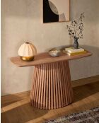 Console design en bois d'acacia massif Tibo - 120 x 40 x 78 cm