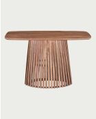 Console design en bois d'acacia massif Tibo - 120 x 40 x 78 cm