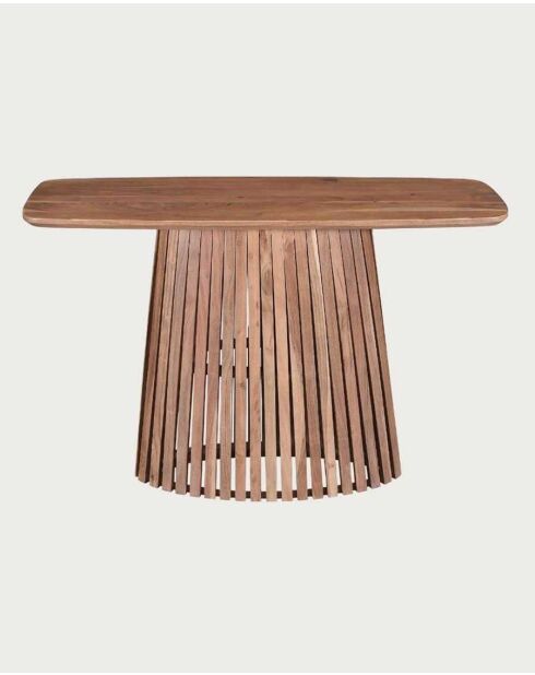Console design en bois d'acacia massif Tibo - 120 x 40 x 78 cm