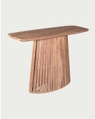 Console design en bois d'acacia massif Tibo - 120 x 40 x 78 cm