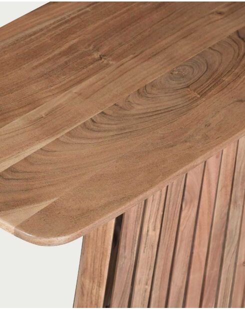 Console design en bois d'acacia massif Tibo - 120 x 40 x 78 cm