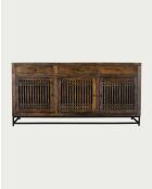 Credenza Kumo in legno massello di acacia - 180 x 45 x 90 cm