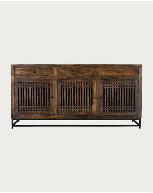 Buffet en bois d'acacia massif Kumo - 180 x 45 x 90 cm