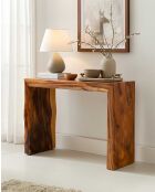 Consolle Arden in legno massello marrone - 100 x 45 x 85 cm