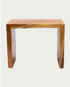 Consolle Arden in legno massello marrone - 100 x 45 x 85 cm