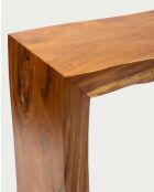 Consolle Arden in legno massello marrone - 100 x 45 x 85 cm