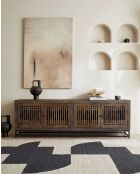 Meuble TV en bois d'acacia massif Kumo - 200 x 45 x 65 cm