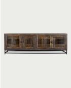 Meuble TV en bois d'acacia massif Kumo - 200 x 45 x 65 cm