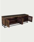 Meuble TV en bois d'acacia massif Kumo - 200 x 45 x 65 cm