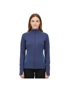 Blaue Ultra 300 Wolljacke von Saint-Moritz ohne Kapuze