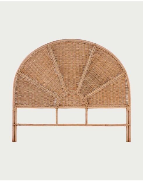 Tête de lit en rotin Looma naturelle - 140 x 10 x 130 cm