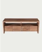 Porta TV Ella in legno di acacia - 140 x 45 x 50 cm
