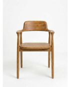 Sedia Kendi in teak massiccio naturale - 59 x 49 x 78 cm