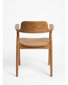 Sedia Kendi in teak massiccio naturale - 59 x 49 x 78 cm
